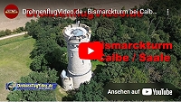 Bismarckturm bei Calbe Saale im Salzlandkreis in Sachsen-Anhalt.