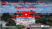 Hyparschale in Magdeburg im Rothehornpark kurz vor der Fertigstellung.